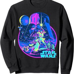 OFFERS WELCOME! Star Wars Unisex Black Sweatshirt Sz Lg: NWT
